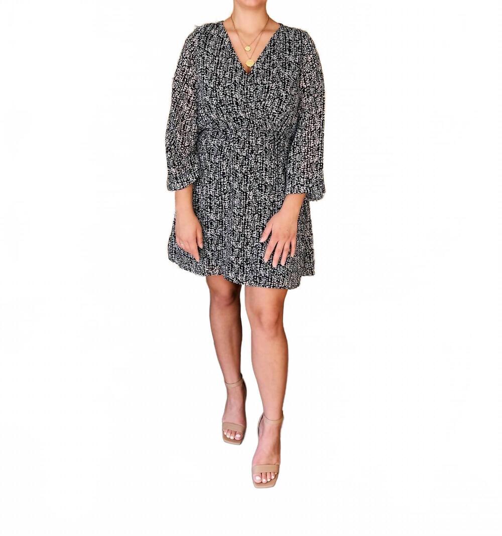 NEW GILLI lilian dress in black and white